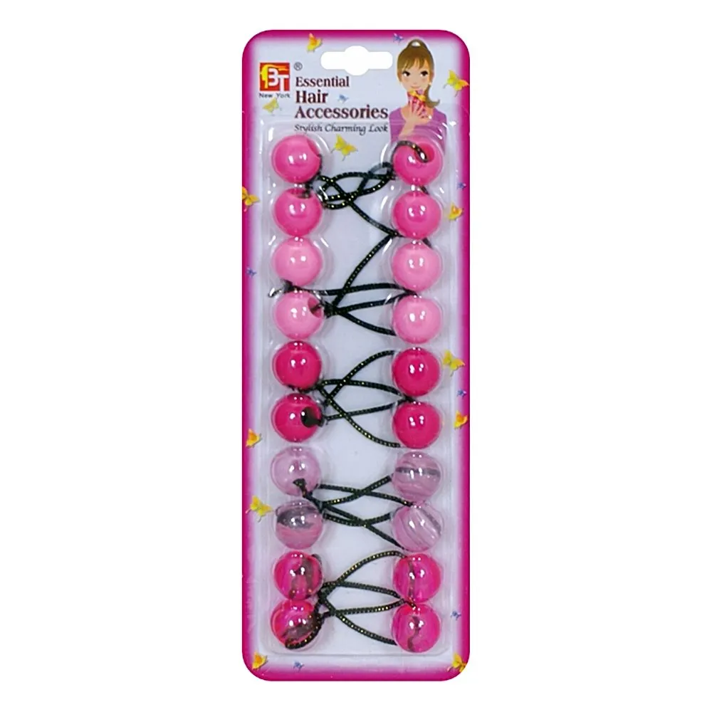 10PCS PONYTAIL HOLDERS 20MM