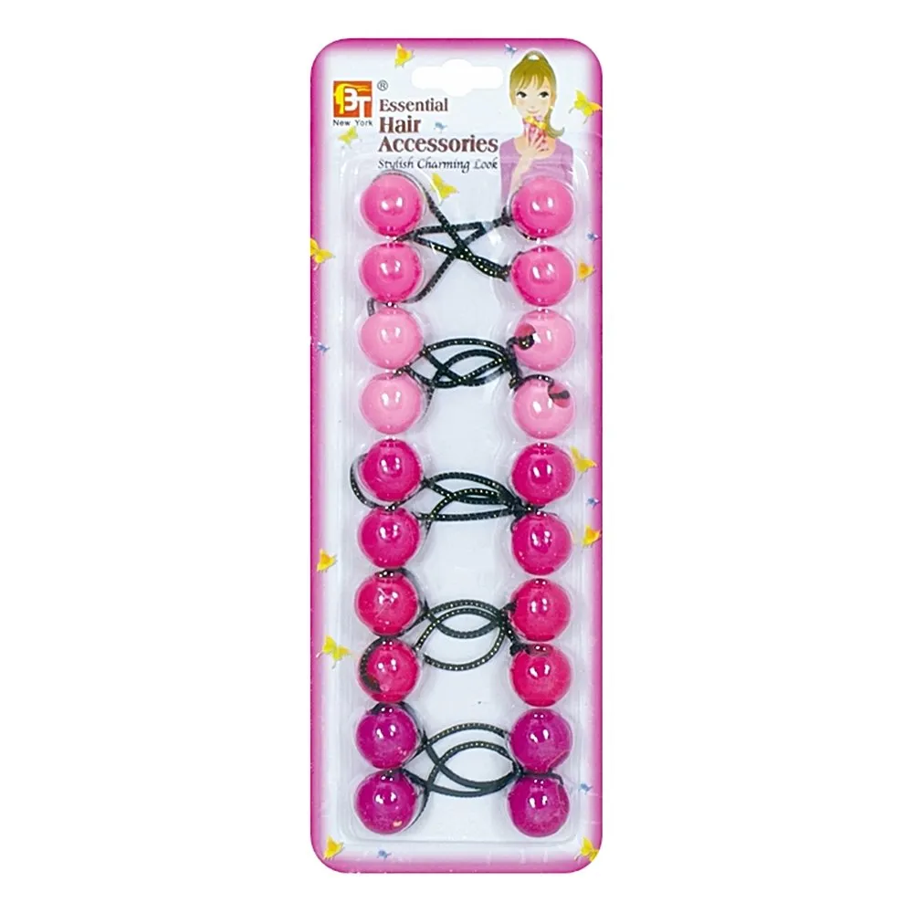 10PCS PONYTAIL HOLDERS 20MM