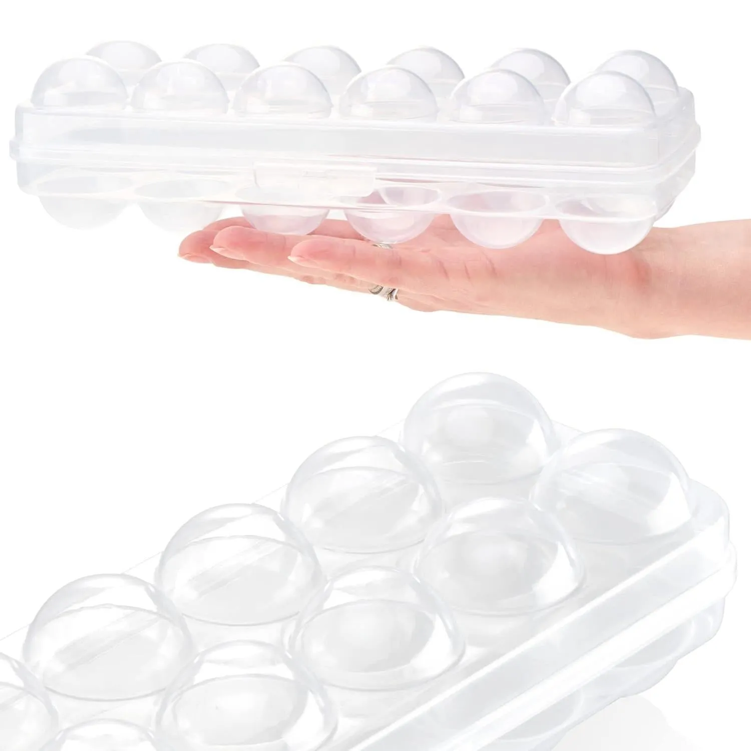 12 Eggs Holder With Lid