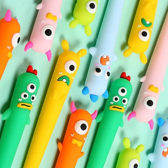 22368 LITTLE MONSTERS GEL PEN-40