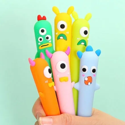 22368 LITTLE MONSTERS GEL PEN-40