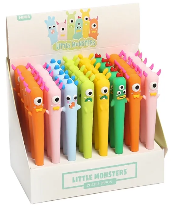 22368 LITTLE MONSTERS GEL PEN-40