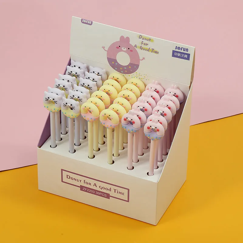 22371 DONUT BUDDIES GEL PEN-36