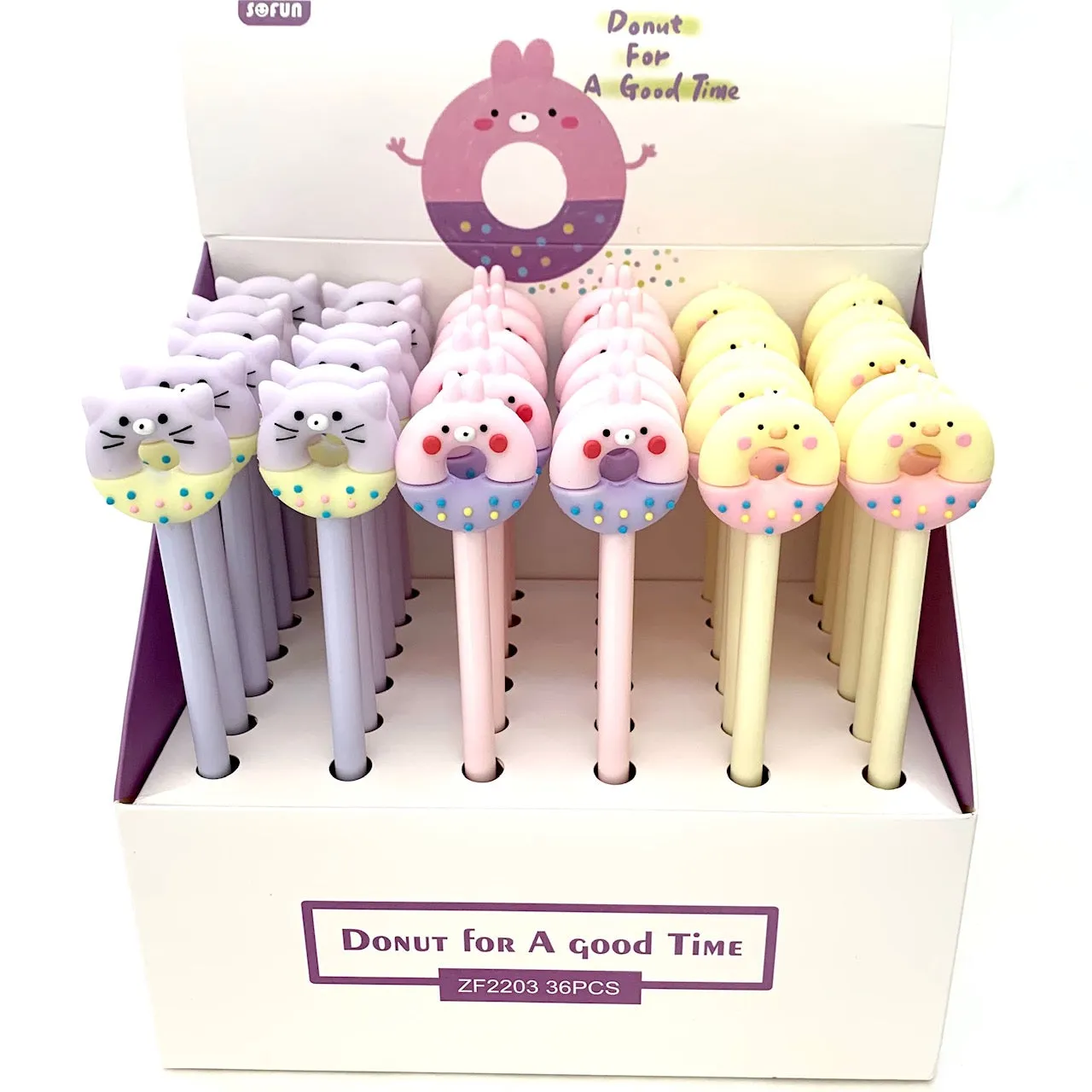 22371 DONUT BUDDIES GEL PEN-36