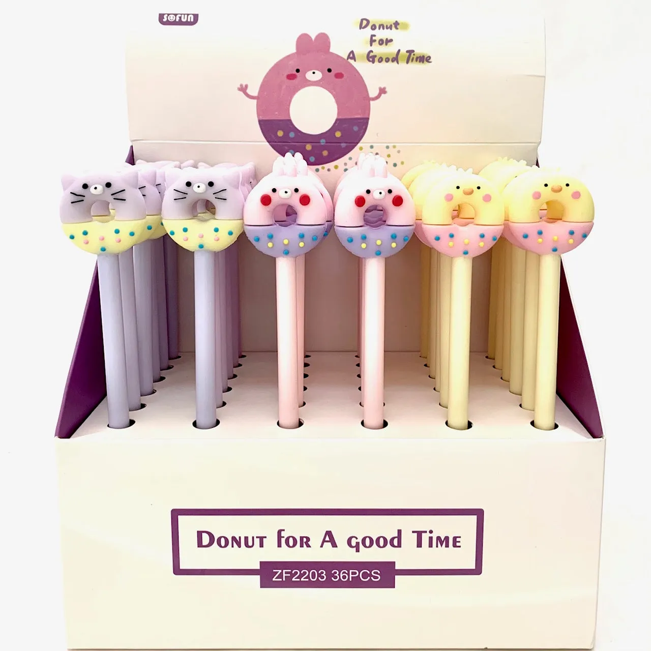 22371 DONUT BUDDIES GEL PEN-36