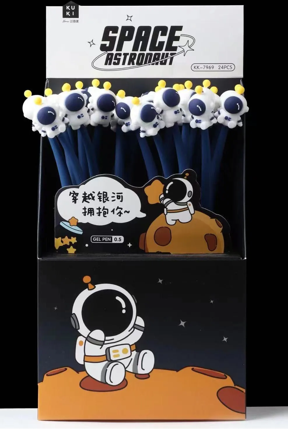 22491 ASTRONAUT WIGGLE GEL PEN-24