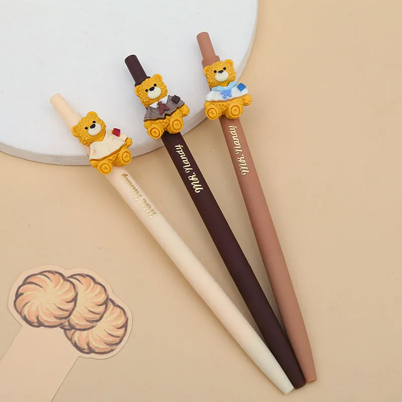 22524 BEAR RETRACTABLE GEL PEN-36