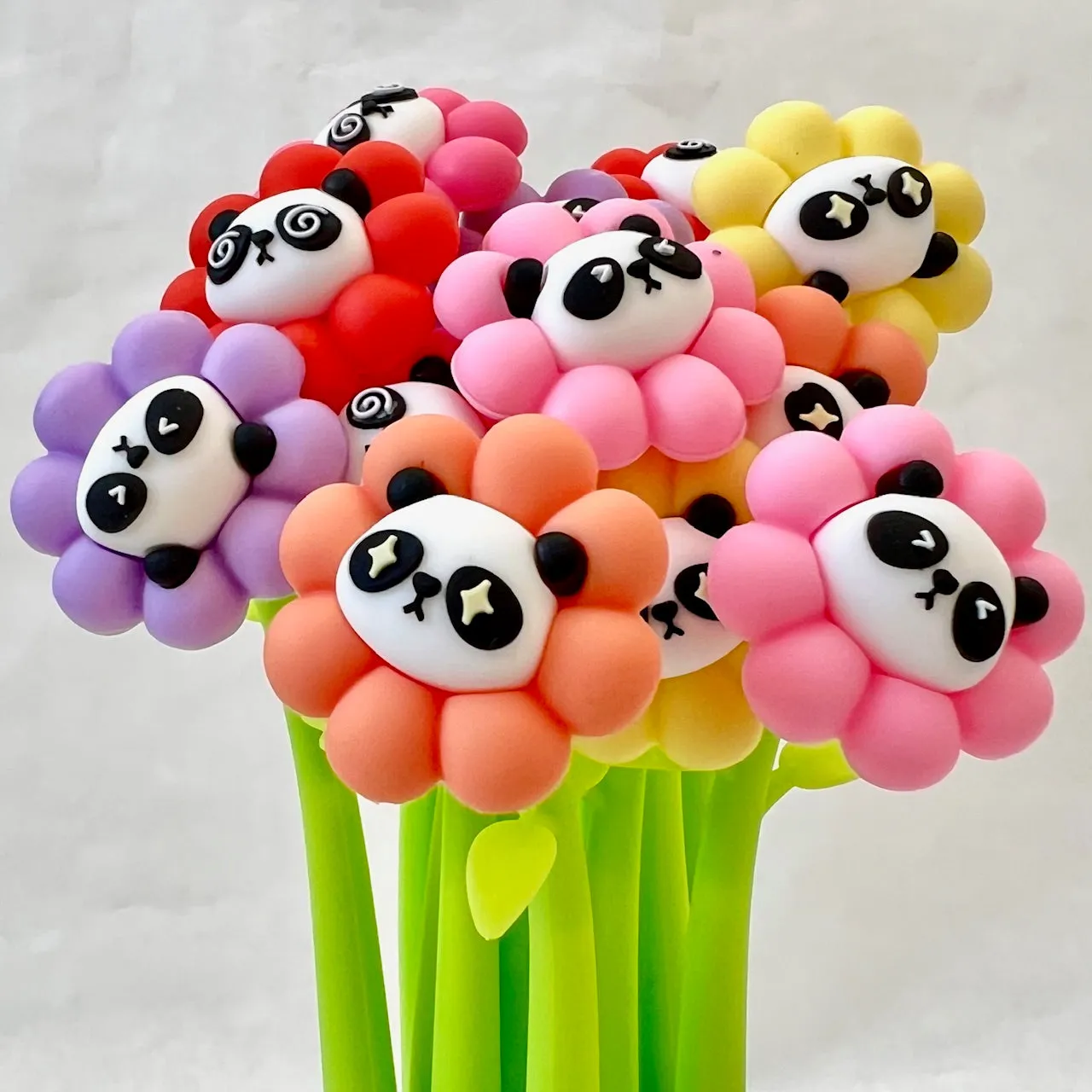 22579 FLOWER PANDA GEL PEN-48