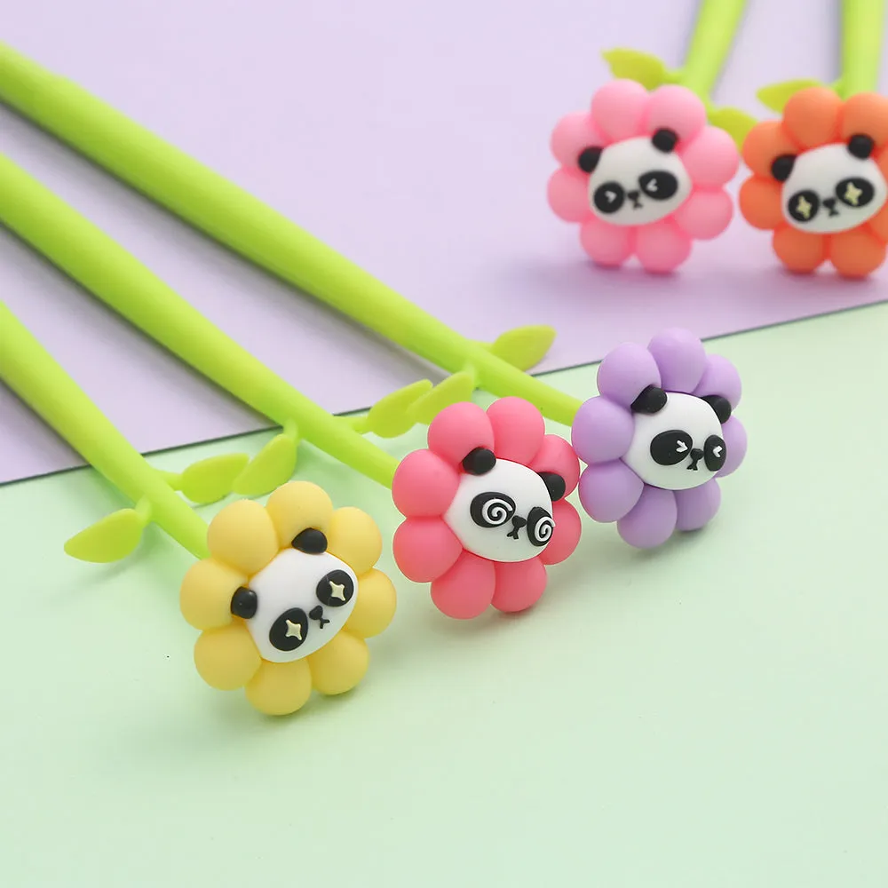 22579 FLOWER PANDA GEL PEN-48