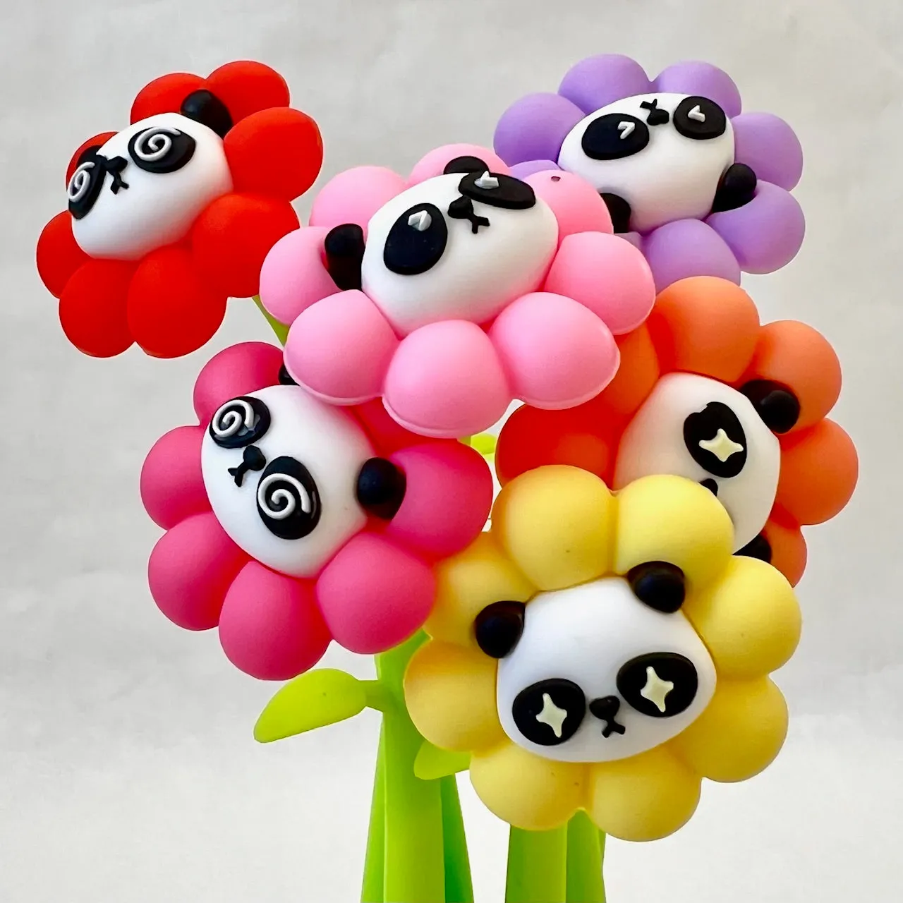 22579 FLOWER PANDA GEL PEN-48