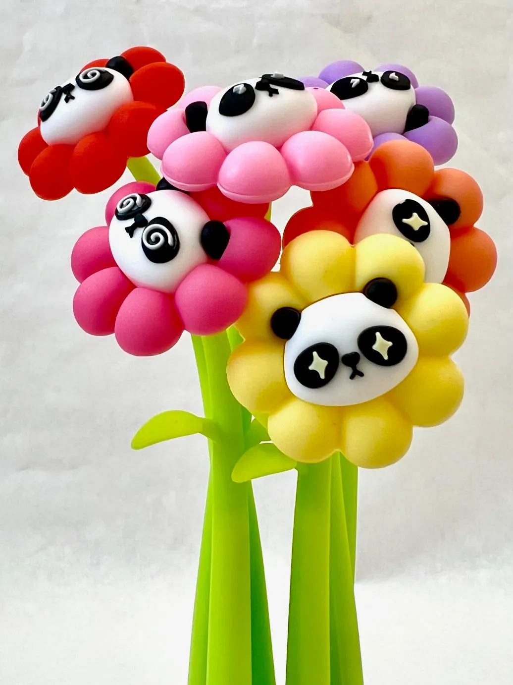 22579 FLOWER PANDA GEL PEN-48