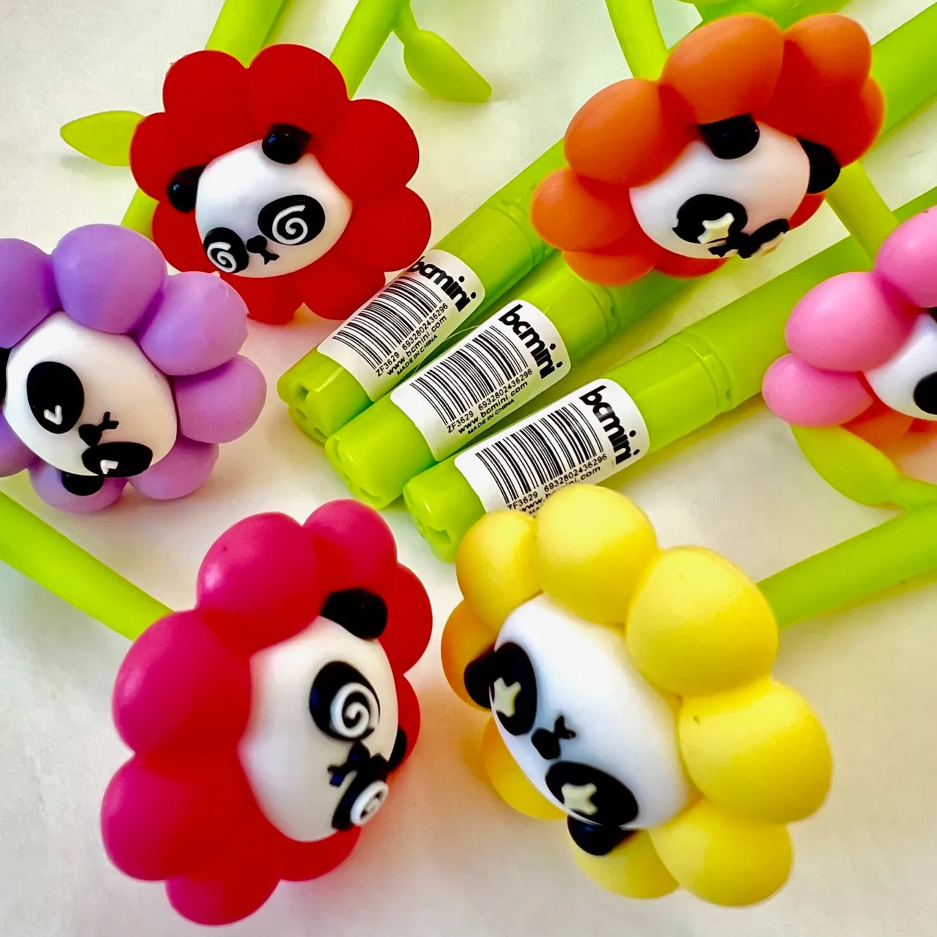 22579 FLOWER PANDA GEL PEN-48