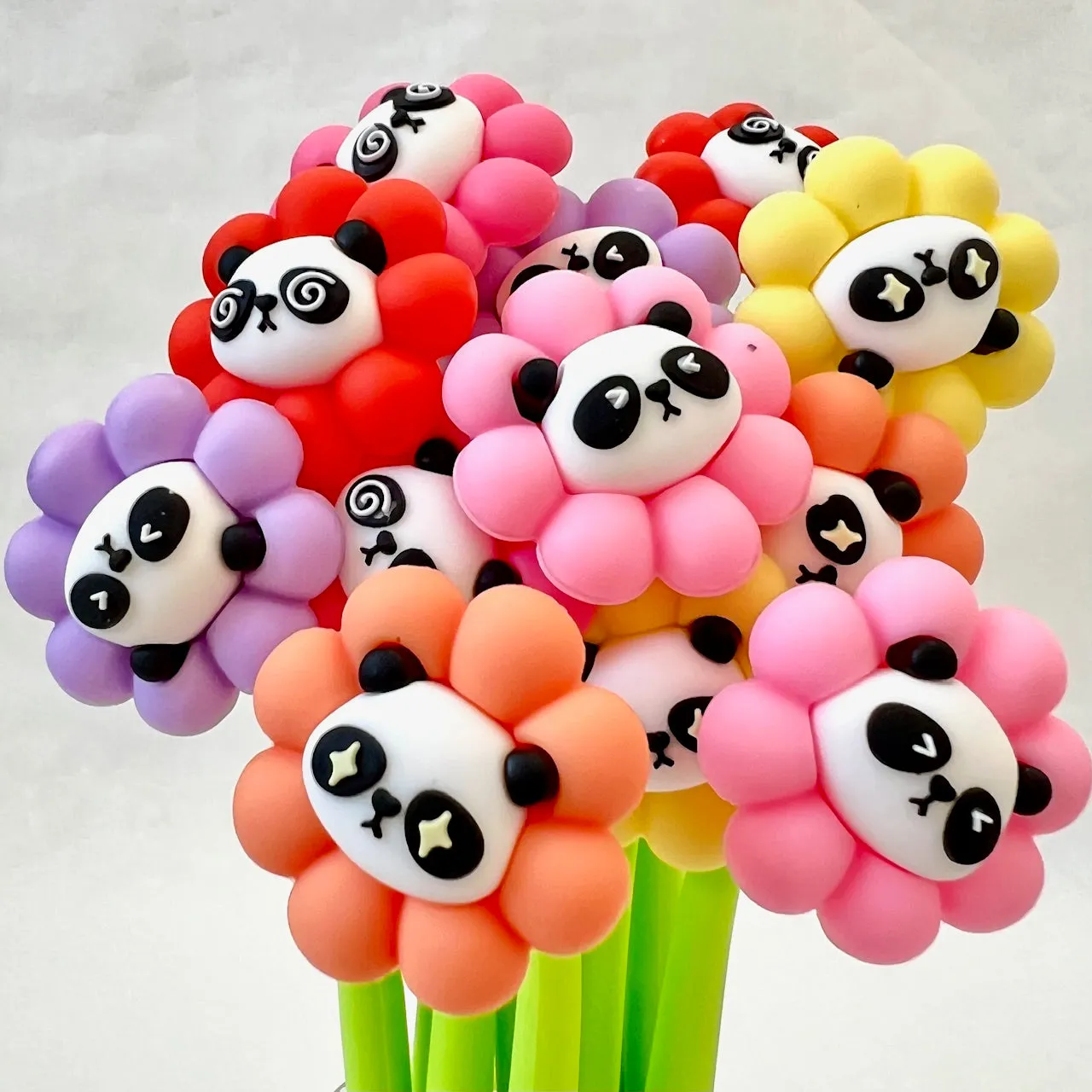 22579 FLOWER PANDA GEL PEN-48