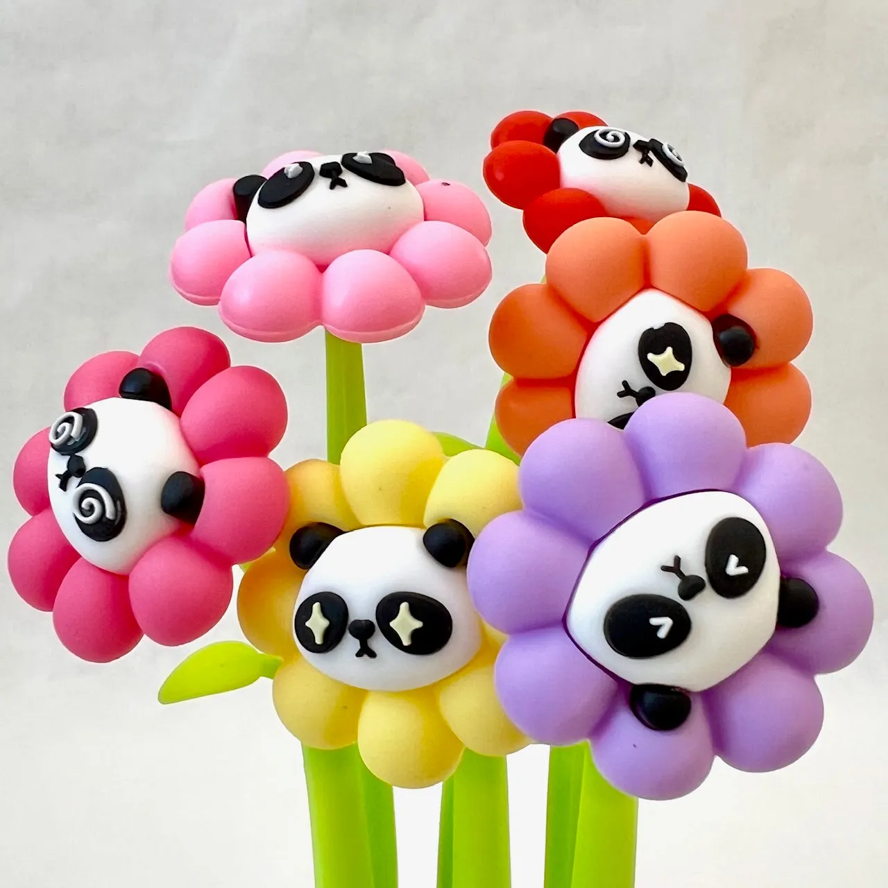 22579 FLOWER PANDA GEL PEN-48