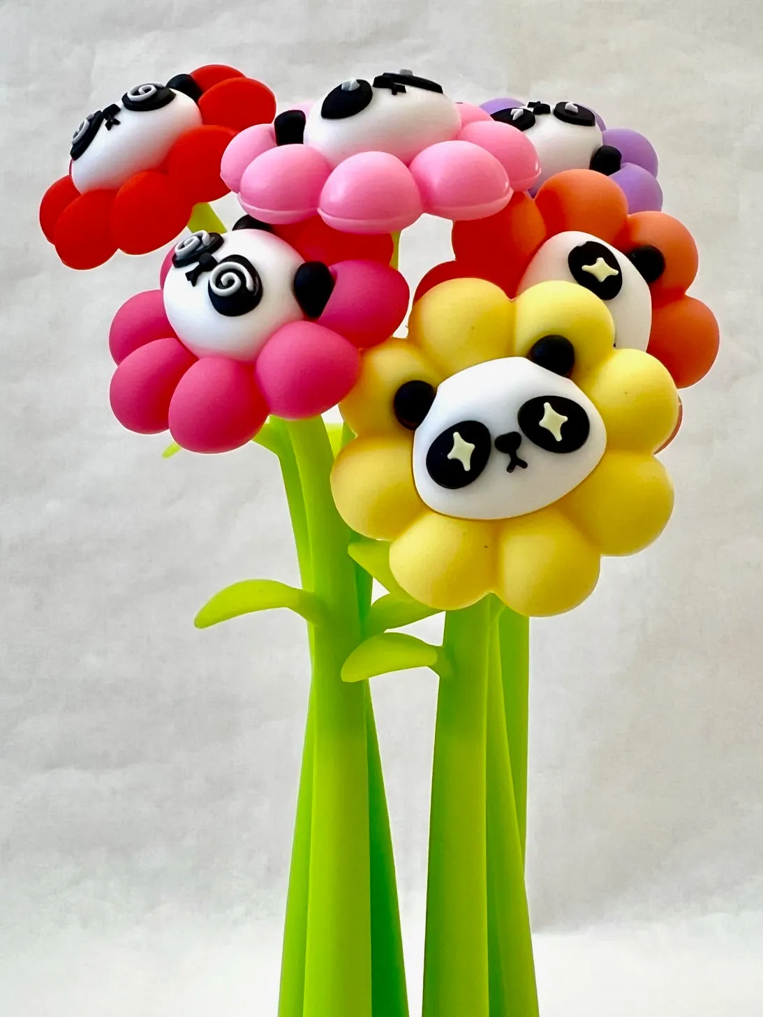 22579 FLOWER PANDA GEL PEN-48