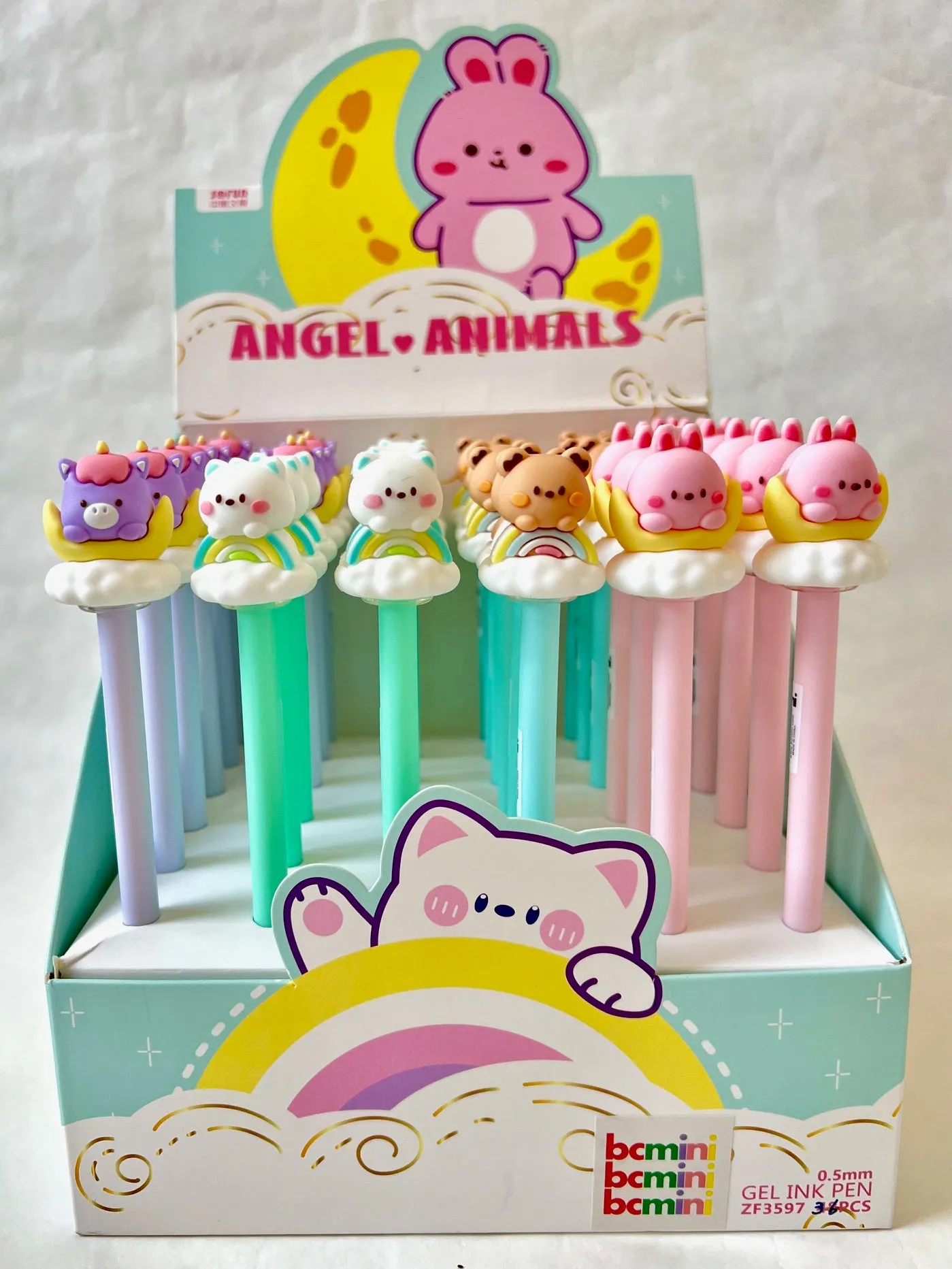 22583 ANGEL ANIMAL GEL PEN-36