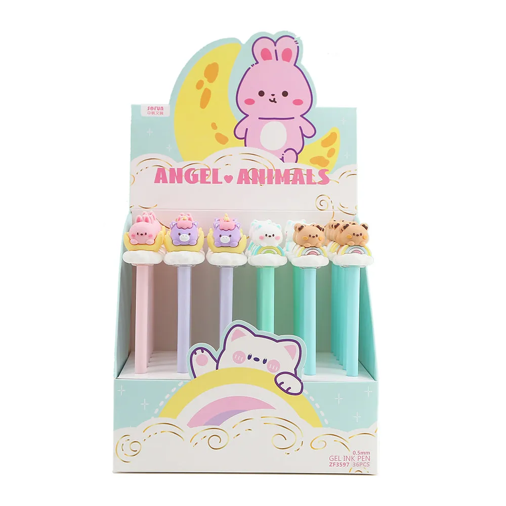 22583 ANGEL ANIMAL GEL PEN-36