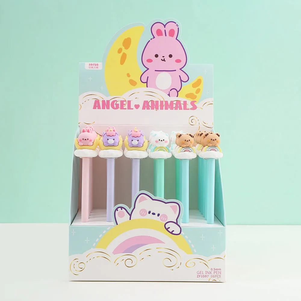 22583 ANGEL ANIMAL GEL PEN-36