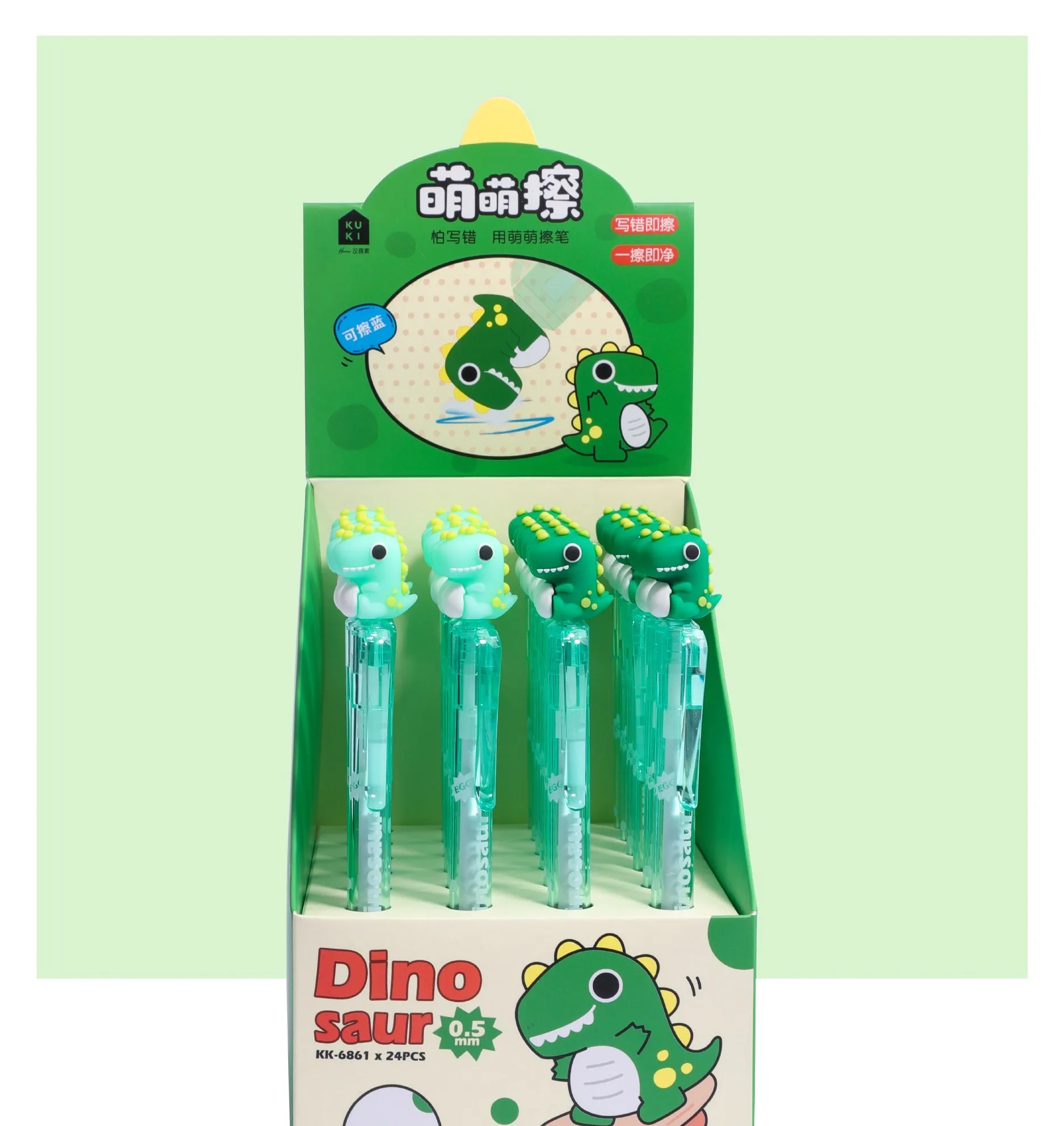 226172 DINOSAUR RETRACTABLE GEL PEN-19