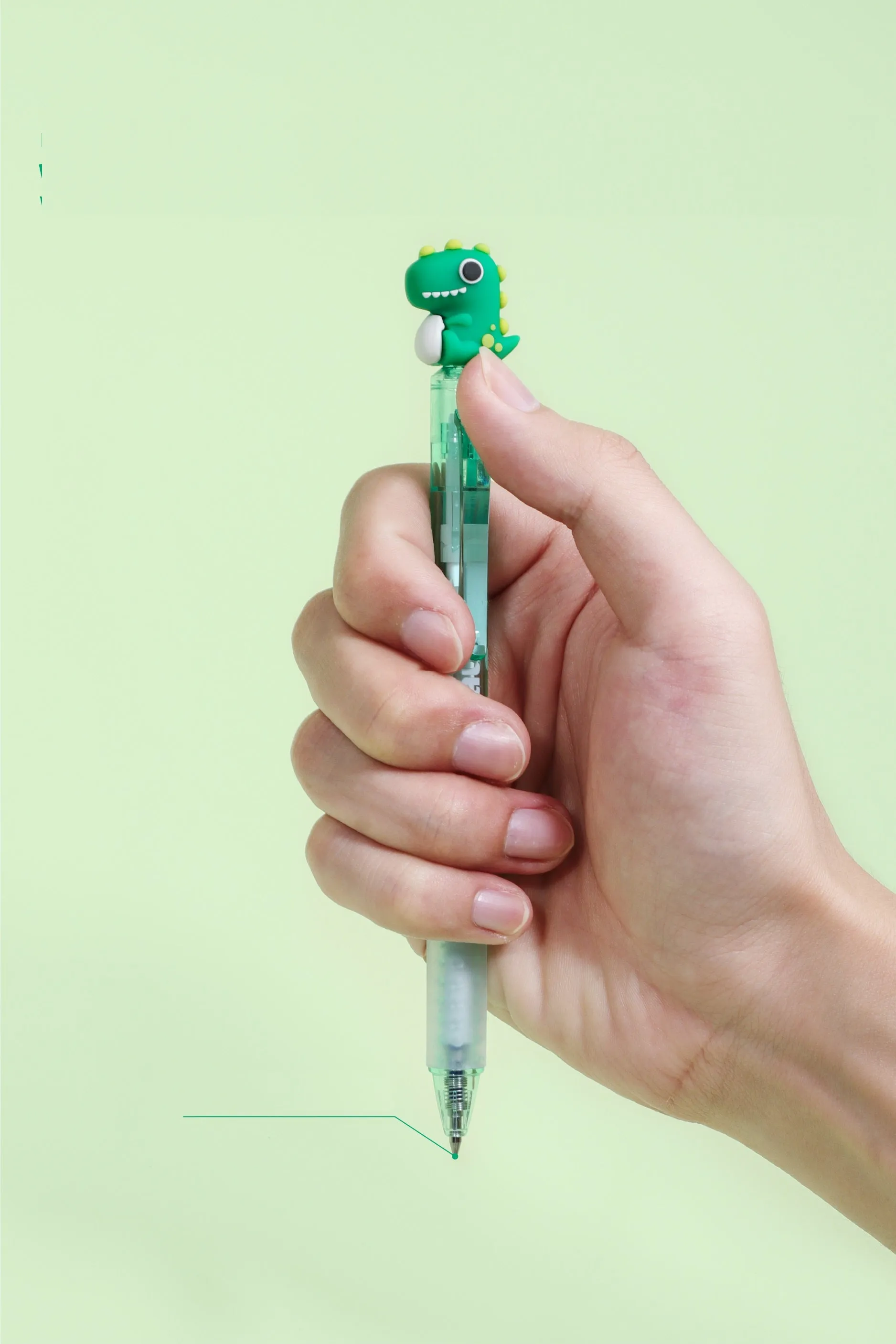 226172 DINOSAUR RETRACTABLE GEL PEN-19