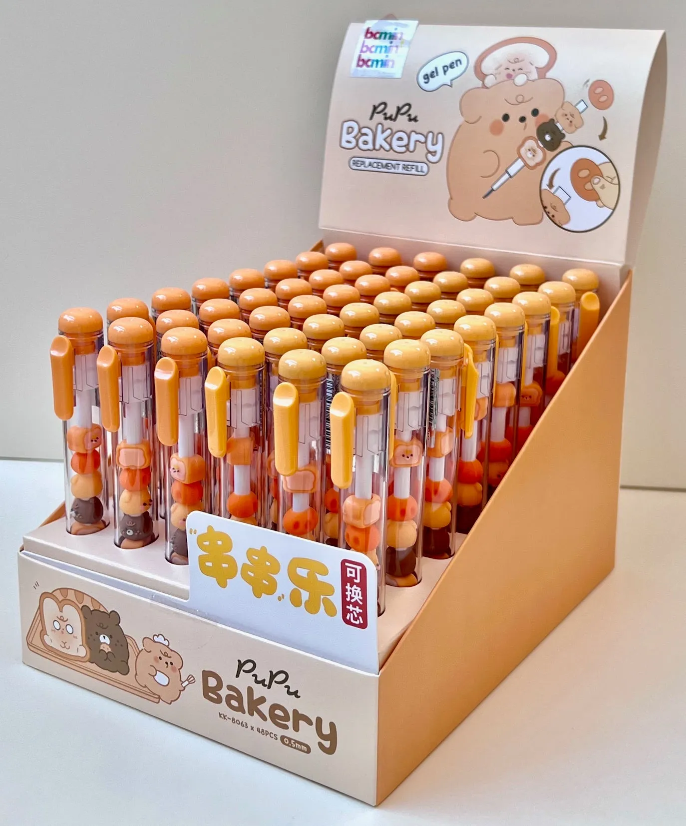 22619 PAPU BAKERY STACK GEL PEN-48