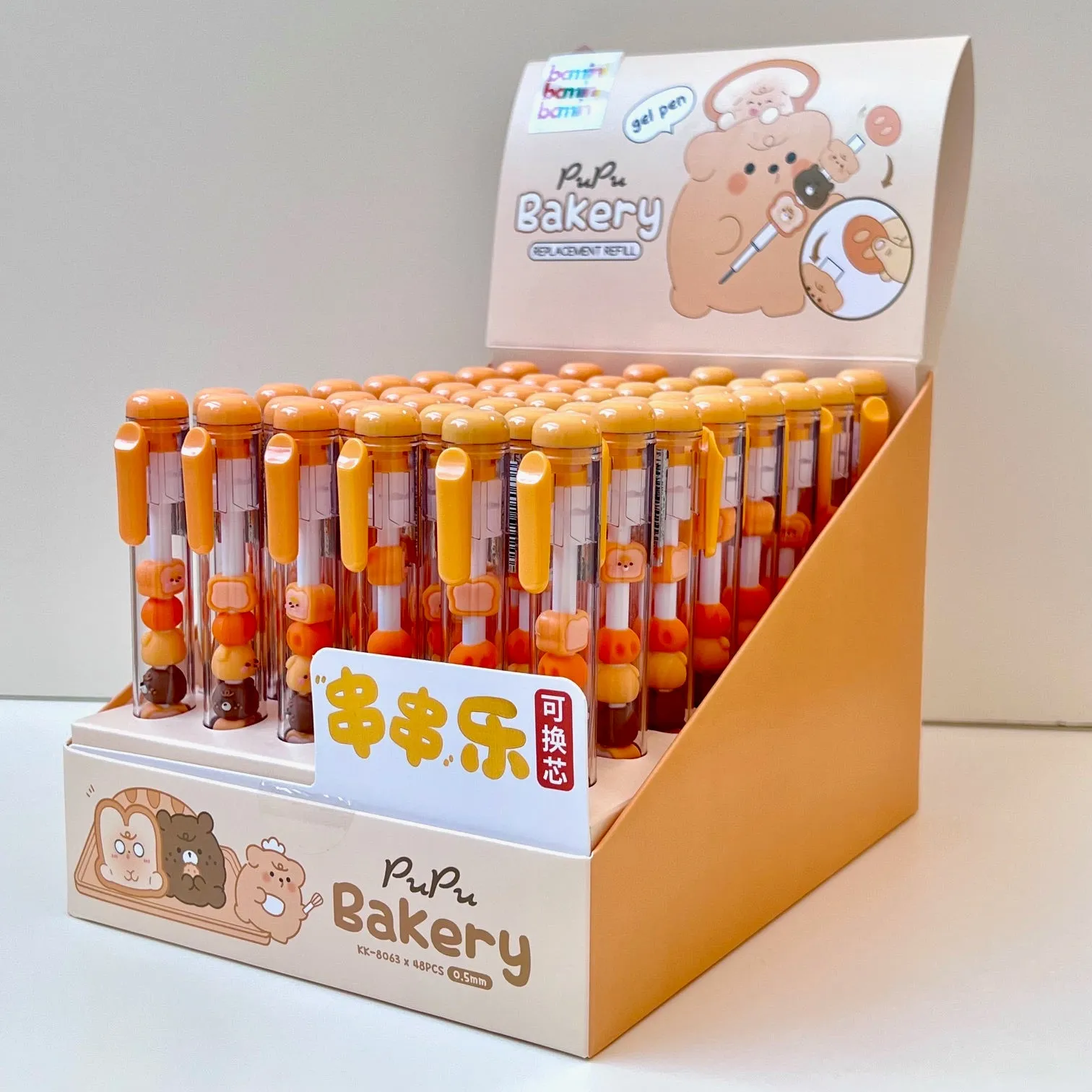 22619 PAPU BAKERY STACK GEL PEN-48