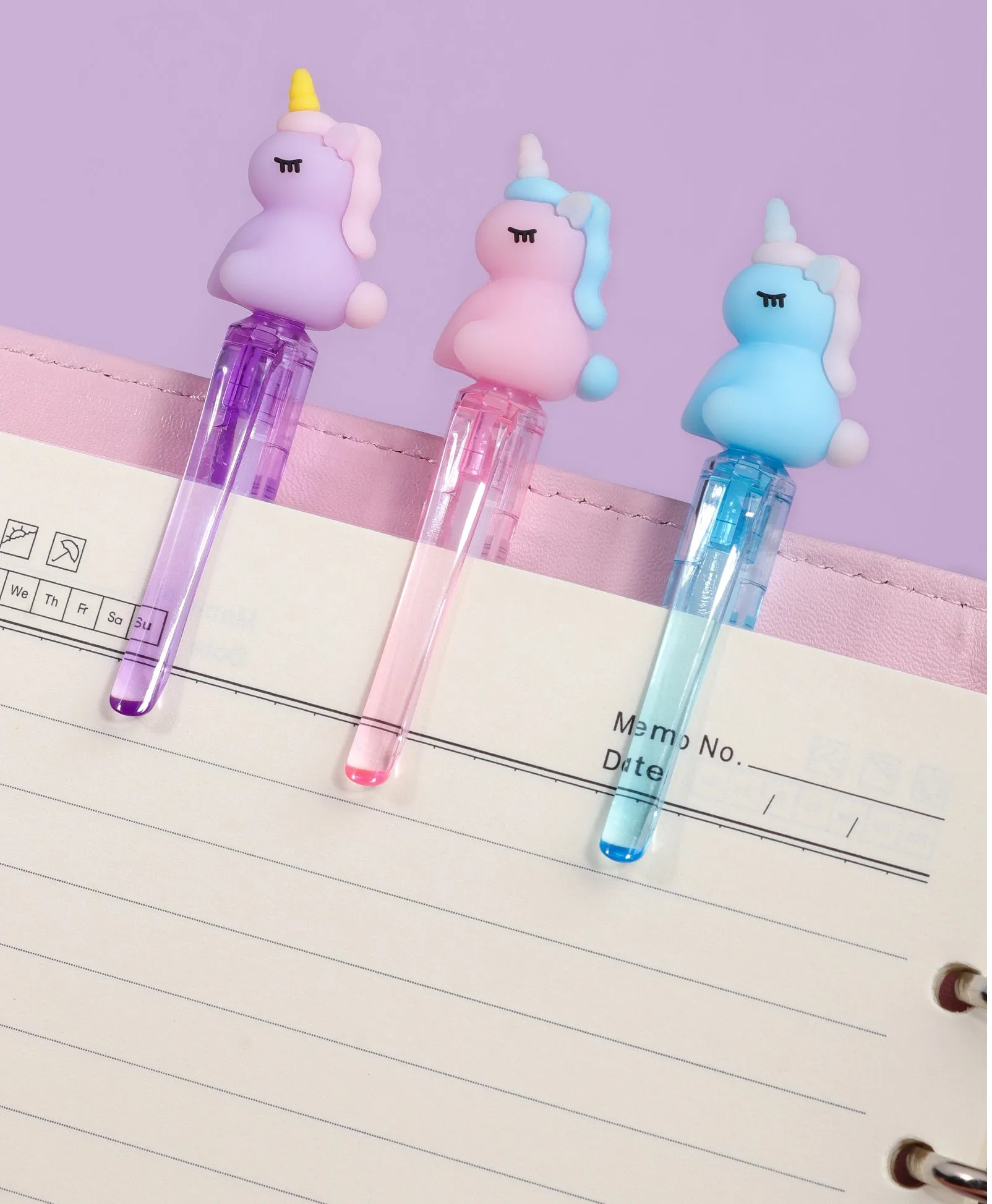 22629 UNICORN RETRACTABLE GEL PEN-24