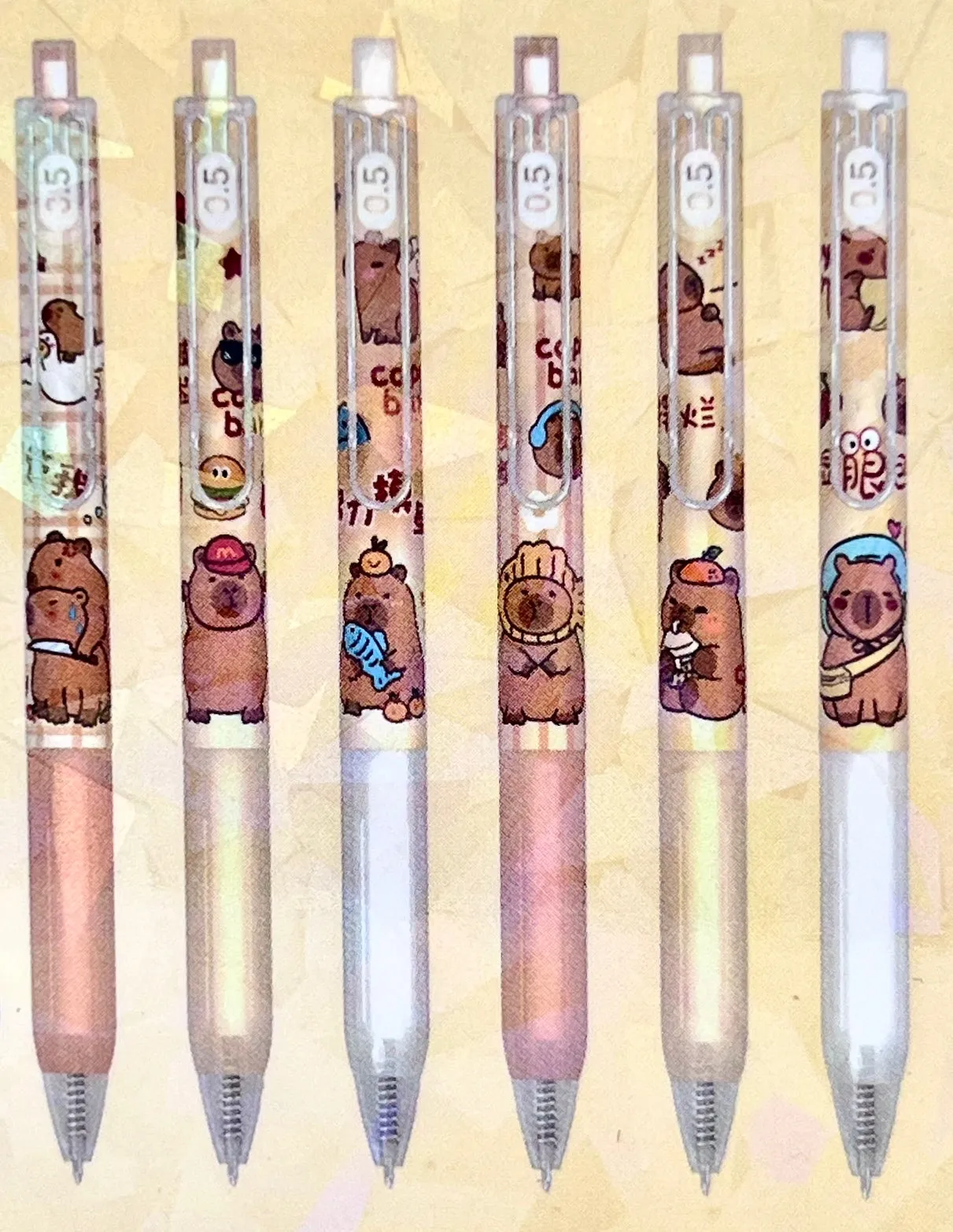 22637 CAPYBARA BLIND BOX GEL PEN-36