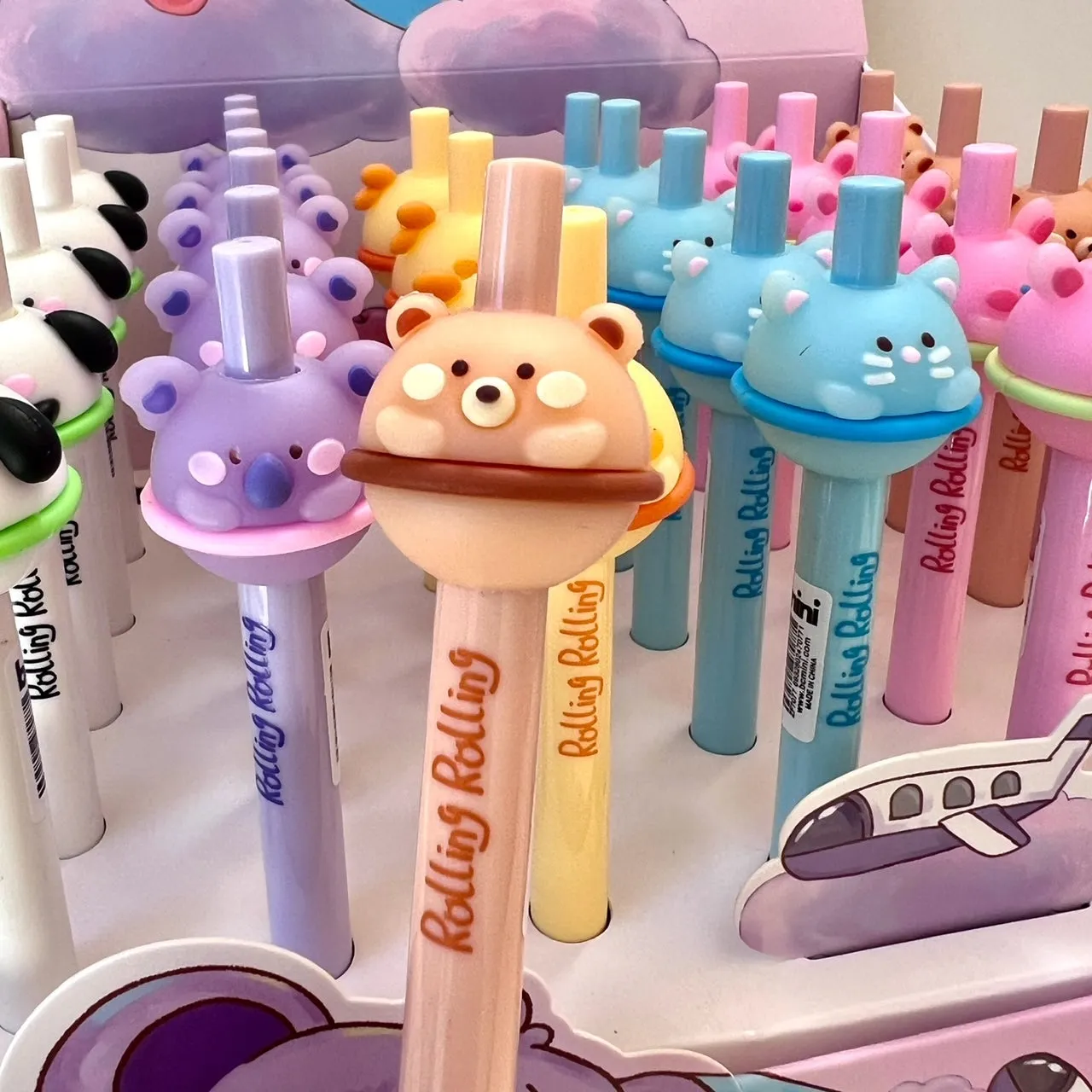 22644 ANIMAL PLANETS RETRACTABLE GEL PEN-36