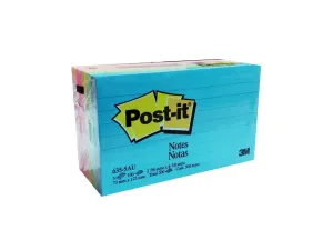 3M Post-It Notes Lined Ultra Colors 635-5AU 3inx5in 5pads/pack