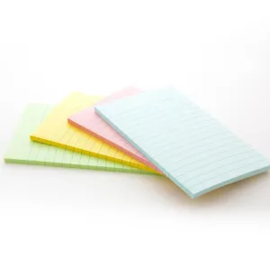 A  Homework Stick On Lined Notes - Pastel Colors