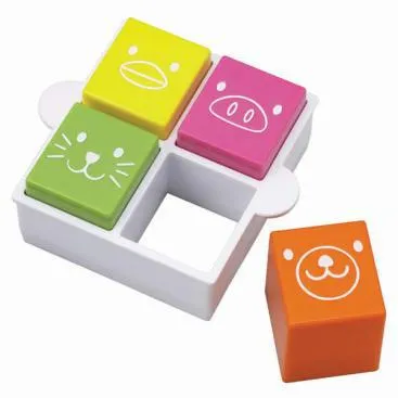 Animal Quad Bread Cutter & Stamp Set