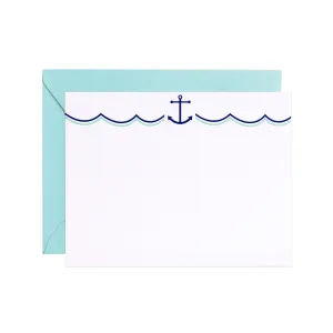 at sea flat notecards