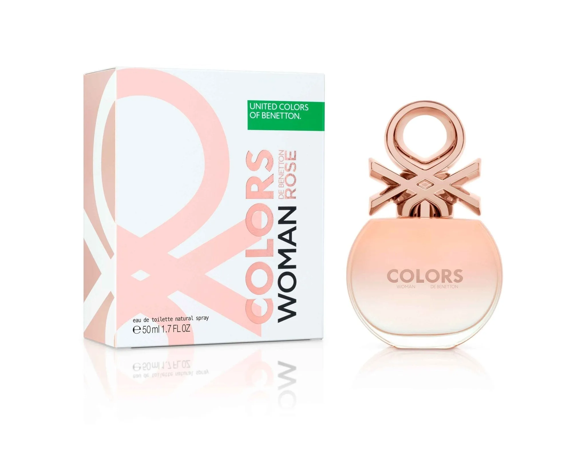 Benetton Colors Rose EDT For Women 50Ml