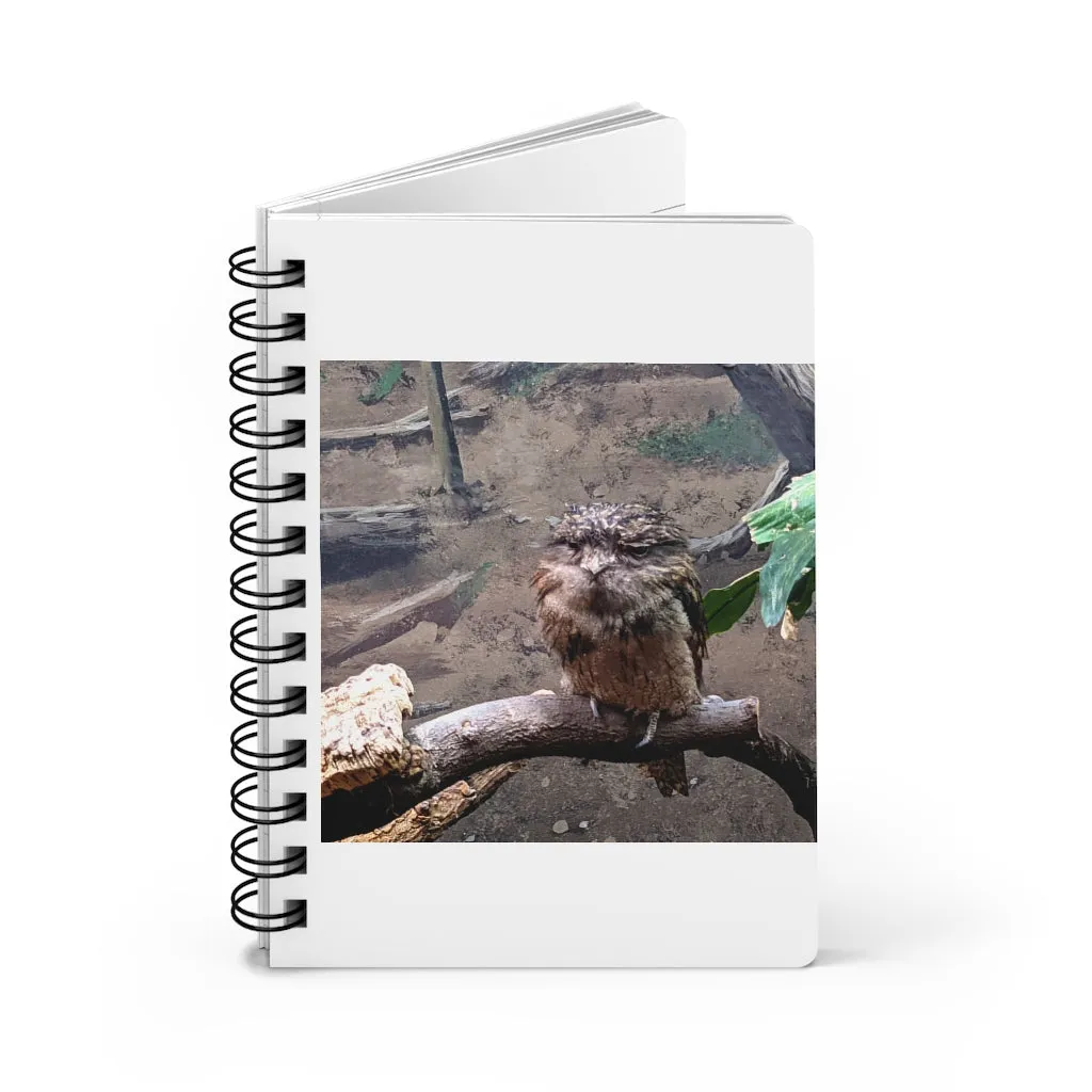 Bird Owl Spiral Bound Journal