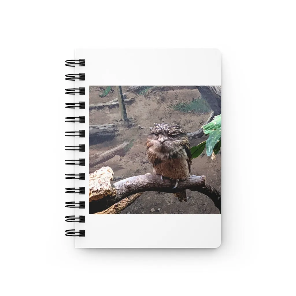 Bird Owl Spiral Bound Journal