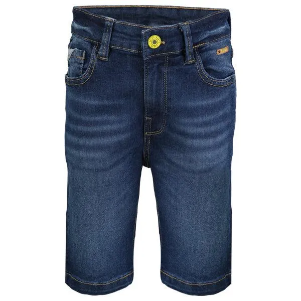 BOYS 5 POCKET SHORTS - DENIM BLUE