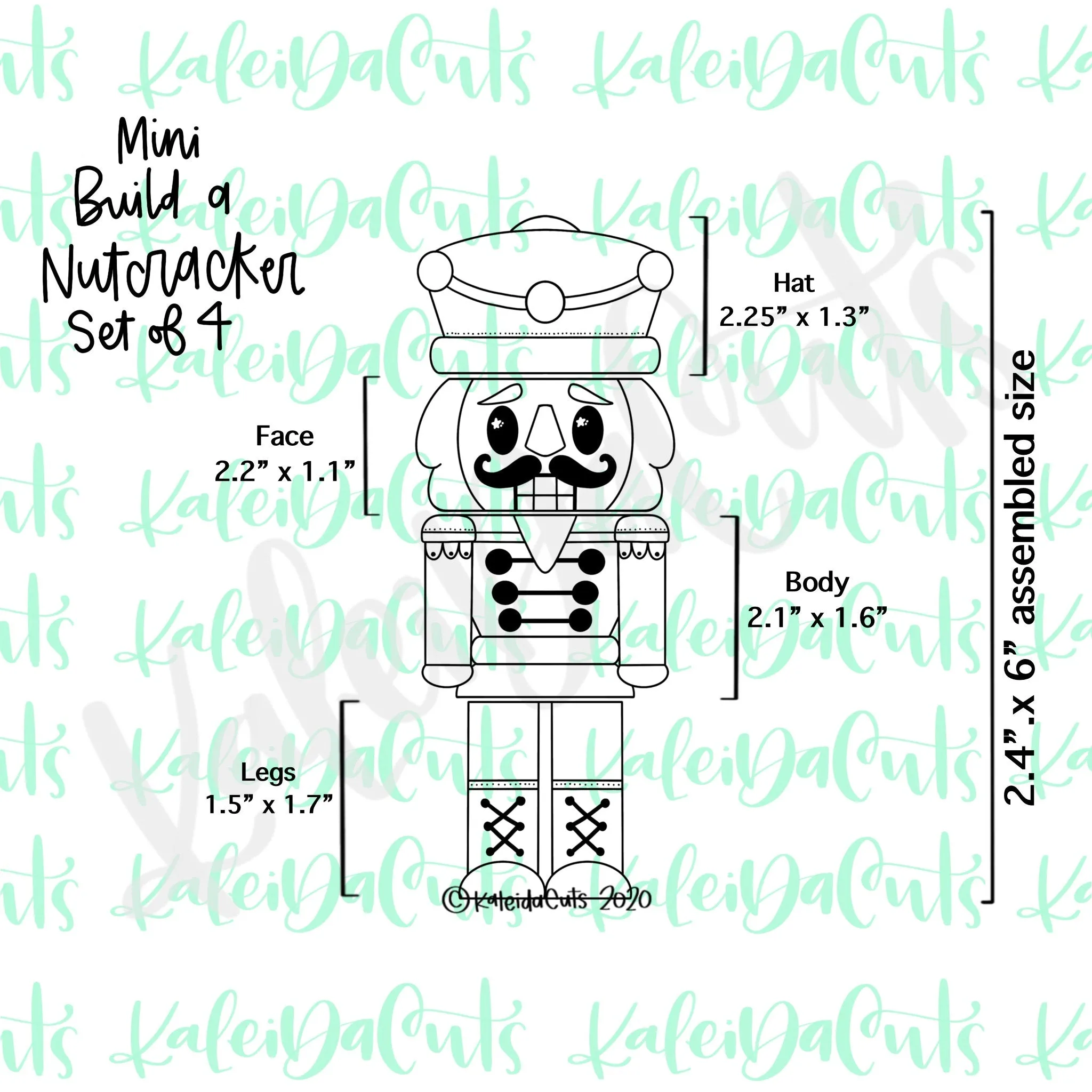 Build a Nutcracker Set - 4 Cookie Cutters