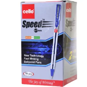 Cello Speed 0.7mm Blue - (Box of 50)