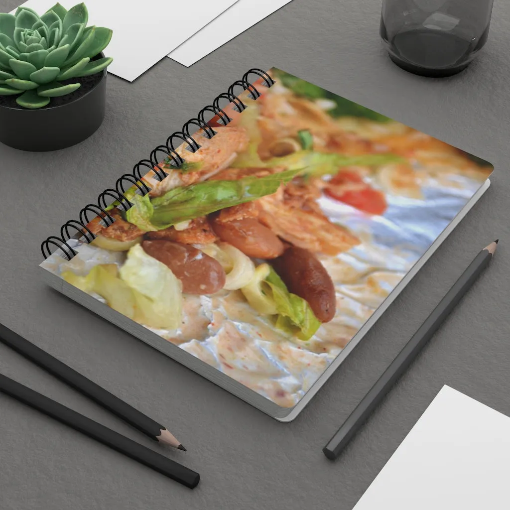 Chicken Burrito Spiral Bound Journal