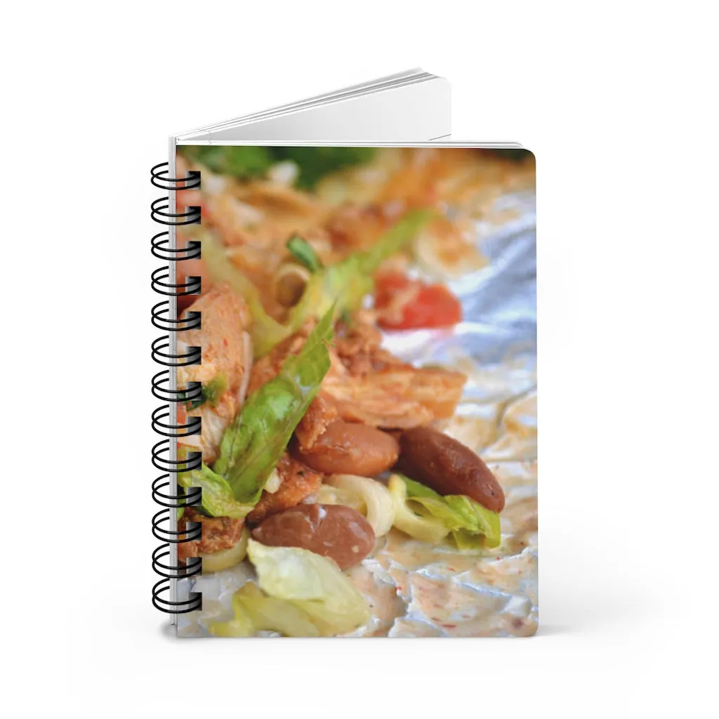 Chicken Burrito Spiral Bound Journal