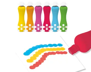 Chunky Foam Markers  for Little Hands - Set of 6