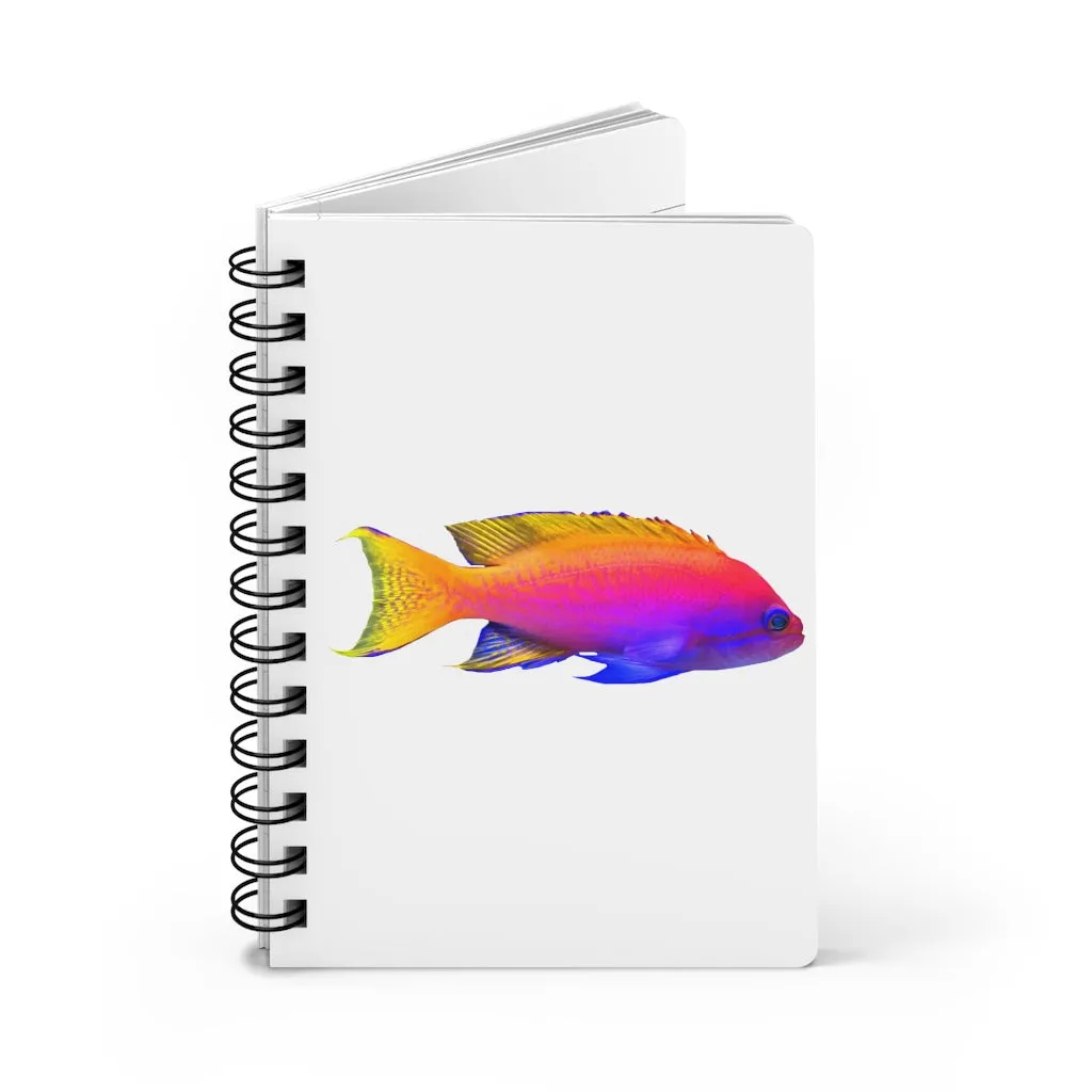 Colored Fish Spiral Bound Journal