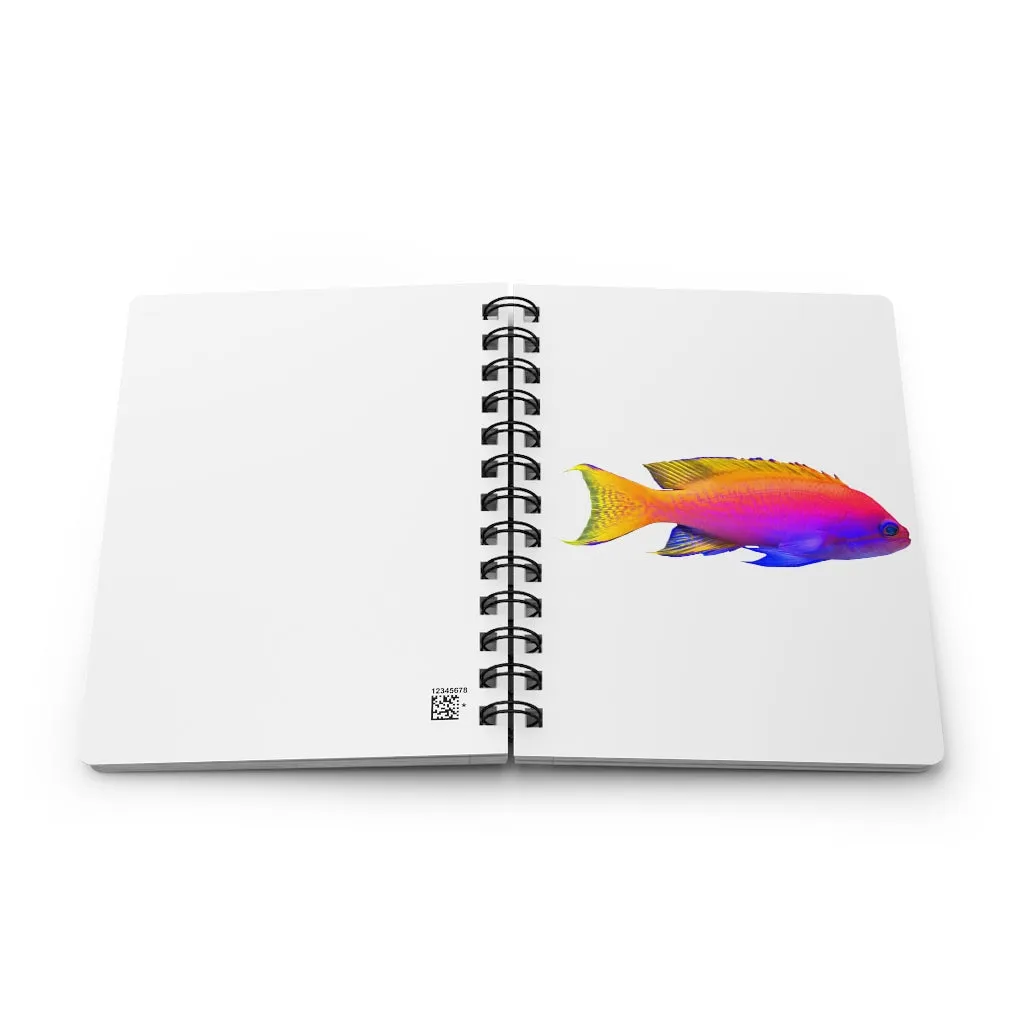 Colored Fish Spiral Bound Journal