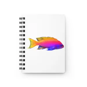 Colored Fish Spiral Bound Journal