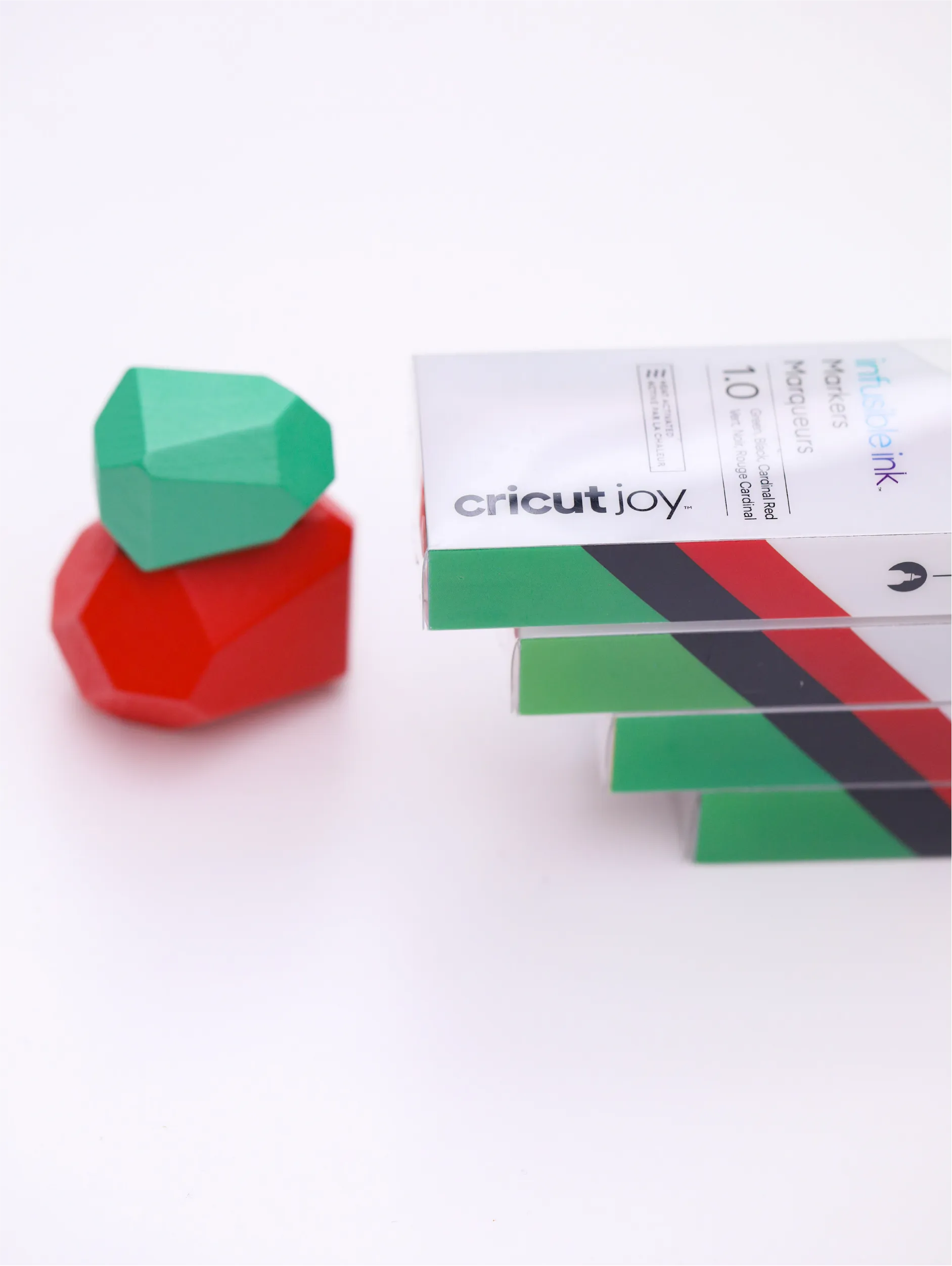 Cricut Joy Infusible Ink Markers 1.0 (3 ct) | Black, Red, Green