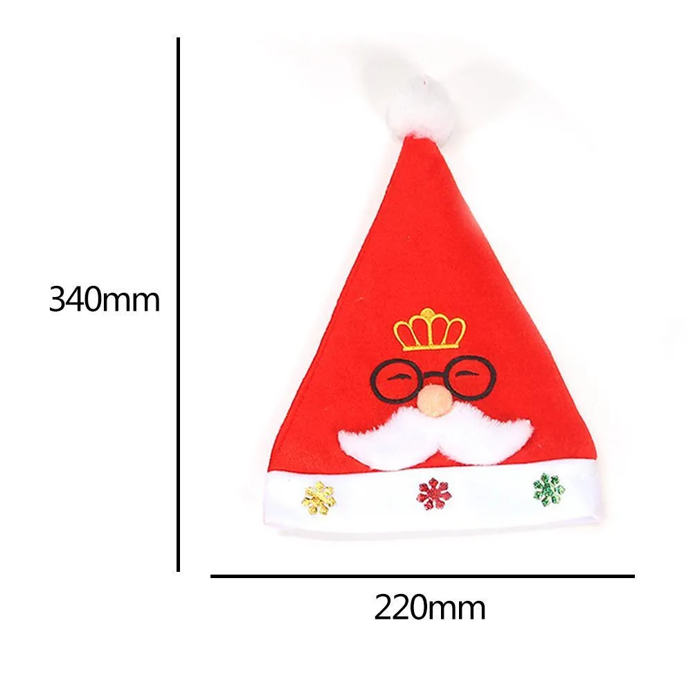 Cute Santa Claus Hat Winter Warm Children Kids Christmas Cap Xmas Decor