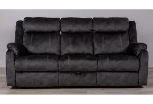 Domino Granite Recliner Sofa - Plush Comfort