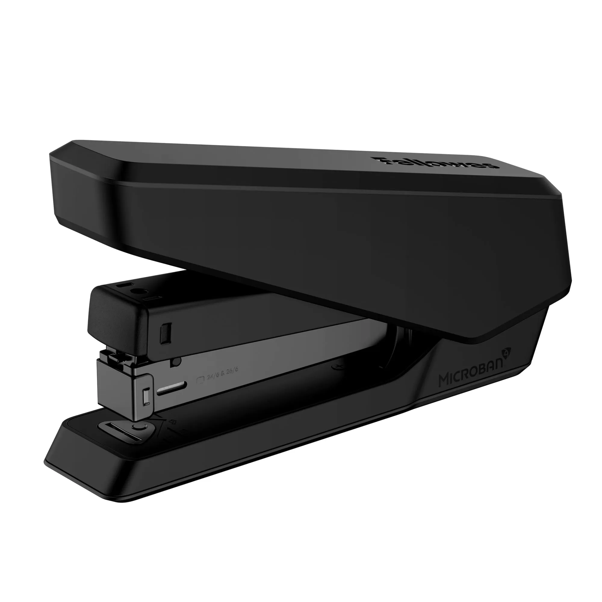 Fellowes Lx850 Half Strip Easy Press Stapler Black