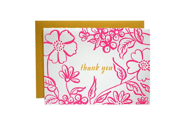 Floral Thank You Notes